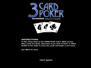 3 Card Poker Jeux en Flash