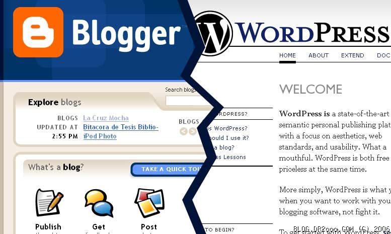 Blogger contre WordPress