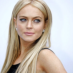 Lindsay Lohan pose pour Fame