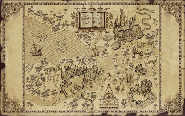 Plan du Parc Harry Potter