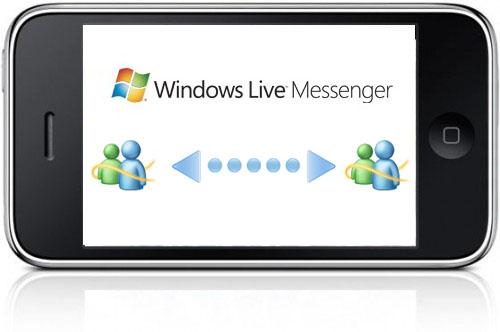Windows Live Messenger sur iPhone