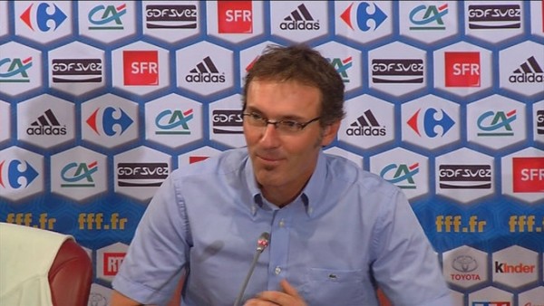 Laurent Blanc en conférence de presse Laurent Blanc en conférence de presse