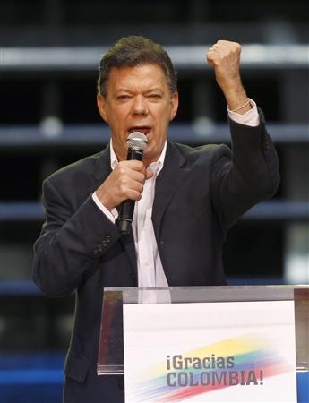 Juan Manuel Santos Président de la Colombie